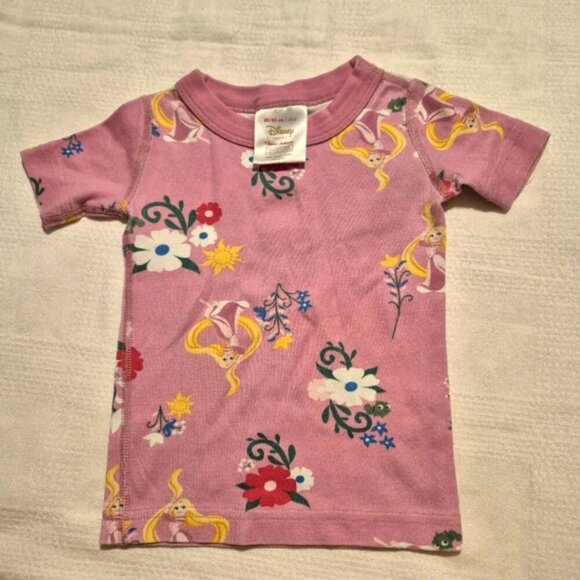 Hanna Andersson girls size 80/85 or 2  Disney pink shortie pajamas, VGUC - Picture 2 of 7